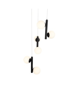 SL395.403.06 Люстра подвесная ST-Luce Черный/Белый LED 6*8W 4000K DONOLO-foto10