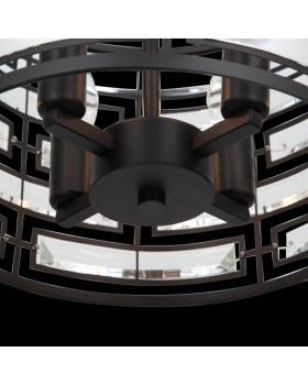 SL665.403.04 Люстра подвесная ST-Luce Черный/Черный, Прозрачный E14 4*40W CHIAREZZA-foto6