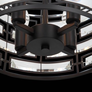 SL665.403.04 Люстра подвесная ST-Luce Черный/Черный, Прозрачный E14 4*40W CHIAREZZA-foto6