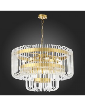 SL1228.203.12 Люстра подвесная ST-Luce Золотистый/Прозрачный E14 12*40W GROSSETO-foto10