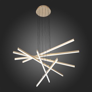 SL394.223.06 Светильник подвесной ST-Luce Матовое золото/Белый LED 6*16,6W 4000K BASONI-foto5