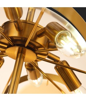 SL1161.333.09 Люстра подвесная ST-Luce Латунь/Янтарный E14 9*60W FAZIA-foto18