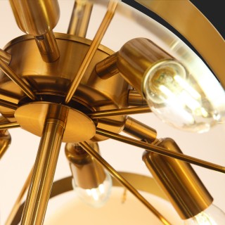 SL1161.333.09 Люстра подвесная ST-Luce Латунь/Янтарный E14 9*60W FAZIA-foto18