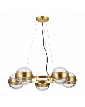 SL1156.303.05 Светильник подвесной ST-Luce Латунь/Прозрачный G9 5*5W BALA-foto2
