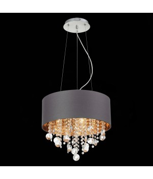 SL1350.703.04 Светильник подвесной ST-Luce Хром/Серый, Золотистый, Прозрачный E14 4*40W LACCHIA-foto7