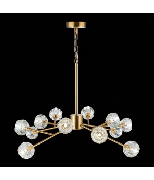 SL1166.303.12 Светильник подвесной ST-Luce Латунь/Прозрачный G9 LED 12*5W ROMANO-foto7