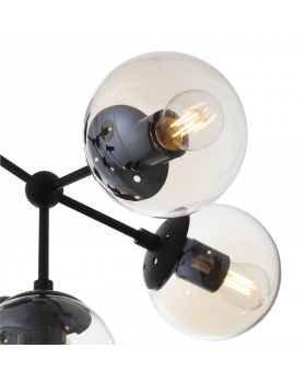 SL549.402.09 Люстра потолочная ST-Luce Черный/Янтарный E27 9*40W STAMPO-foto3