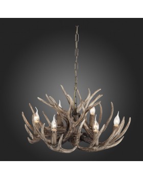 SL154.703.06 Люстра подвесная ST-Luce Серый E14 6*40W CORNA-foto10