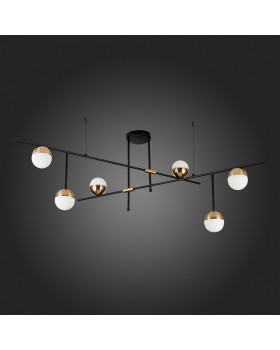 SL1507.422.06 Люстра потолочная ST-Luce Черный/Белый, Золотистый G9 6*5W 4000K ALBERO-foto8