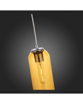 SL1145.193.01 Светильник подвесной ST-Luce Хром/Янтарный E27 1*60W CALLANA-foto9