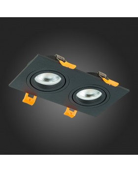 ST251.408.02 Св-к встр. Черный GU10 2*50W IP20 L170xW92xH27 220V Без ламп ST251-foto8