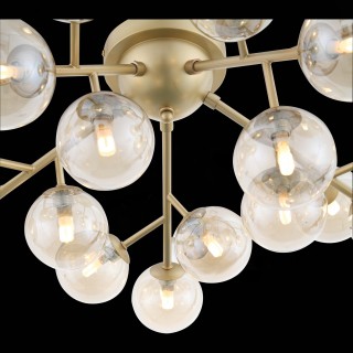 SL438.202.20 Люстра потолочная ST-Luce Золотистый/Коньячный G9 20*5W PALLЕRE-foto6