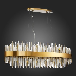 SL1158.303.32 Люстра подвесная ST-Luce Латунь/Латунь, Прозрачный G9 32*5W NITIDO-foto4