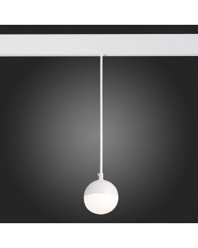 ST358.543.07 Магнитный трековый светильник подвесной белый LED 1*7W 4000K 520Lm Ra>80 120° IP20 D90xH90 48V PIBOLE-foto5