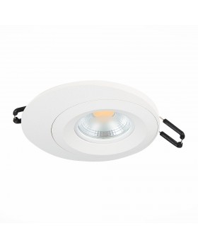 ST216.508.01 Св-к встр. Белый GU10 1*7W IP20 D100xH23 220V Без ламп ST216-foto3