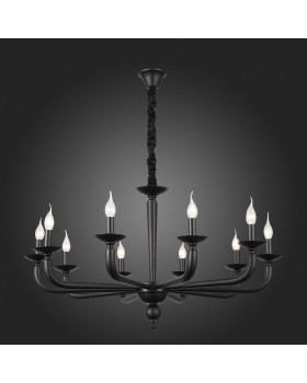 SL1114.403.10 Люстра подвесная ST-Luce Черный E14 10*40W FORTEZA-foto5