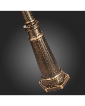 SL082.205.03 Светильник уличный наземный ST-Luce Бронза/Бронза, Прозрачный E27 3*60W DOMENICO-foto12