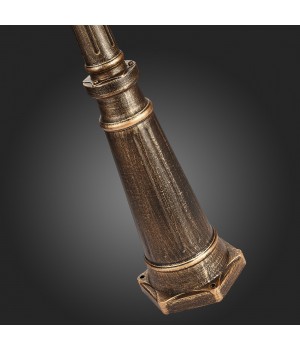 SL082.205.03 Светильник уличный наземный ST-Luce Бронза/Бронза, Прозрачный E27 3*60W DOMENICO-foto12