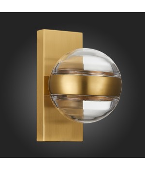SL1156.301.01 Светильник настенный ST-Luce Латунь/Прозрачный G9 1*5W BALA-foto6