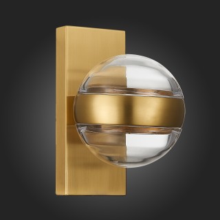 SL1156.301.01 Светильник настенный ST-Luce Латунь/Прозрачный G9 1*5W BALA-foto6