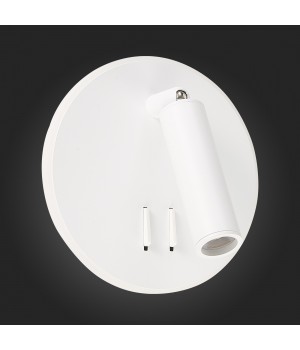 SL1586.513.01 Светильник настенный Белый LED 1*8W 3000K 624Lm Ra>80 24° IP20 L-xW155xH155 170-240V BONDI-foto10