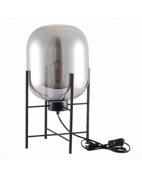 SL1050.704.01 Прикроватная лампа ST-Luce Черный/Дымчатый E27 1*40W BURASCA-foto2