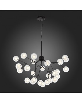SL376.403.27 Светильник подвесной ST-Luce Черный/Прозрачный, Белый G4 LED 27*2W DEMELE-foto5