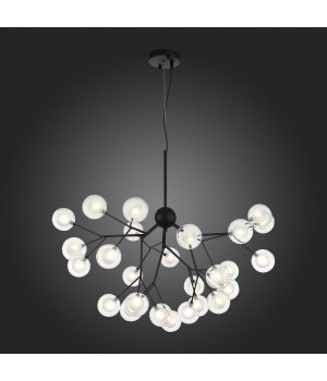 SL376.403.27 Светильник подвесной ST-Luce Черный/Прозрачный, Белый G4 LED 27*2W DEMELE-foto5