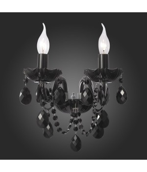 SL642.401.02 Бра ST-Luce Черный, Хром/Черный E14 2*40W ODILIA-foto3