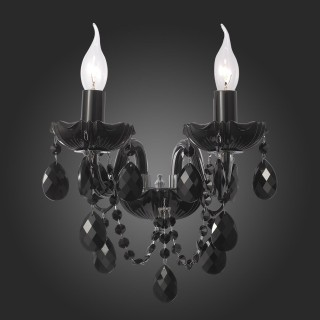 SL642.401.02 Бра ST-Luce Черный, Хром/Черный E14 2*40W ODILIA-foto3