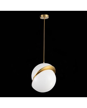 SL1164.323.01 Светильник подвесной ST-Luce Латунь/Белый E27 1*60W LAICO-foto5