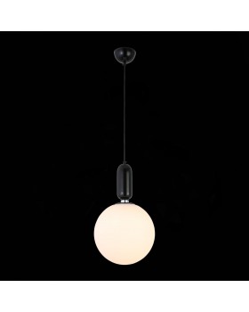 SL1220.403.01 Светильник подвесной ST-Luce Черный/Белый E27 1*60W RIETTA-foto3