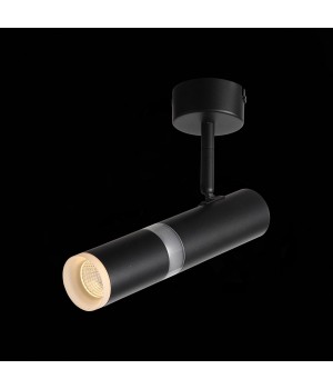 ST106.402.08 Светильник потолочный Черный LED 1*8W 3000K 624Lm Ra>80 D50xH165 170-240V ESCOPIO-foto8