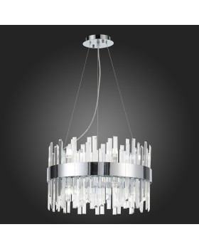 SL1160.103.12 Люстра подвесная ST-Luce Хром/Хром, Прозрачный G9 12*5W BAFO-foto7