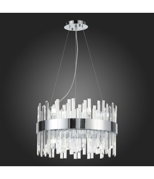SL1160.103.12 Люстра подвесная ST-Luce Хром/Хром, Прозрачный G9 12*5W BAFO-foto7