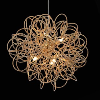 SL787.203.06 Люстра подвесная ST-Luce Золотистый/Золотистый G9 6*5W MERULO-foto3