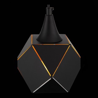 SL258.403.01 Светильник подвесной ST-Luce Черный/Черный, Золото E14 1*40W ENIGMA-foto6