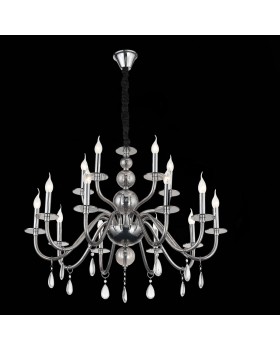 SL1113.403.15 Люстра подвесная ST-Luce Хром, Дымчатый, Прозрачный E14 15*40W SIEMA-foto10