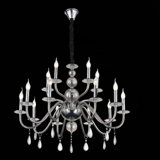 SL1113.403.15 Люстра подвесная ST-Luce Хром, Дымчатый, Прозрачный E14 15*40W SIEMA-foto10