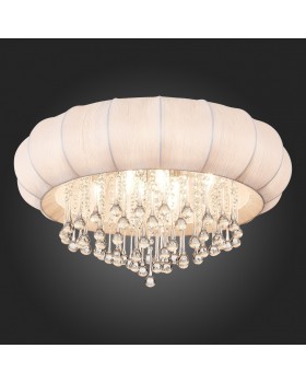 SL350.052.05 Люстра потолочная ST-Luce Хром/Белый, Прозрачный E14 5*40W PREFERITA-foto4