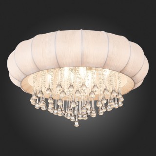 SL350.052.05 Люстра потолочная ST-Luce Хром/Белый, Прозрачный E14 5*40W PREFERITA-foto4