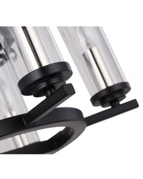 SL334.403.06 Люстра подвесная ST-Luce Черный, Никель/Прозрачный E14 6*60W BICHERO-foto10