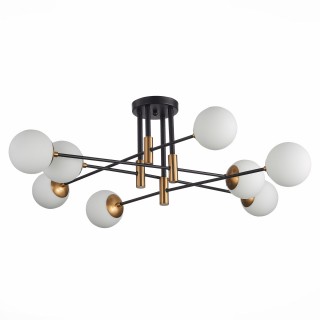 SL1203.402.08 Люстра потолочная ST-Luce Бронза,Черный/Белый E27 8*40W LIMANO-foto2