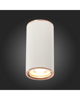 ST111.527.01 Светильник потолочный Белый GU10 1*50W D54xH105 220V Без ламп CHOMUS-foto5