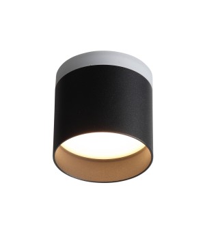 ST102.402.12 Светильник потолочный Черный LED 1*12W 3000K 936Lm Ra>80 120° IP20 D100xH90 170-240V PANAGGIO-foto2