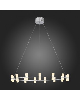 SL799.103.15 Люстра подвесная ST-Luce Хром/Белый LED 15*4W 3200K CILINDRO-foto7