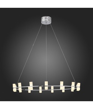 SL799.103.15 Люстра подвесная ST-Luce Хром/Белый LED 15*4W 3200K CILINDRO-foto7