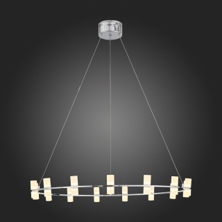 SL799.103.15 Люстра подвесная ST-Luce Хром/Белый LED 15*4W 3200K CILINDRO-foto7