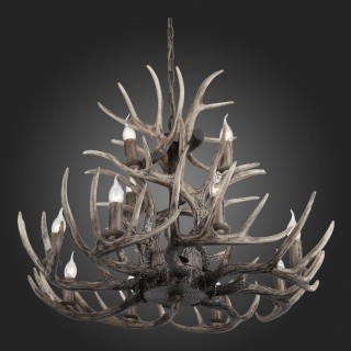 SL154.703.12 Люстра подвесная ST-Luce Серый E14 12*40W CORNA-foto10