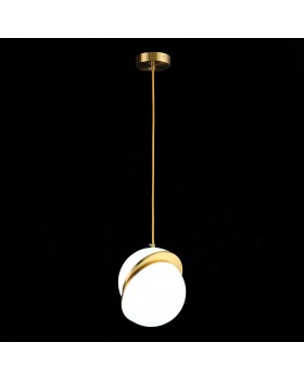 SL1164.303.01 Светильник подвесной ST-Luce Латунь/Белый E27 1*60W LAICO-foto6